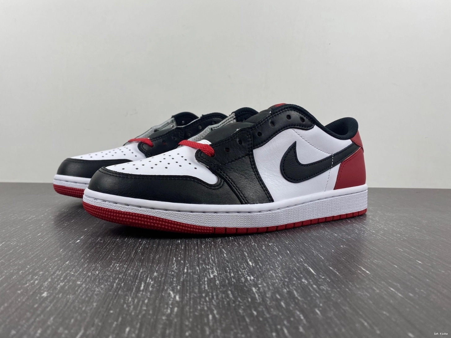 Jordan Toe - 1 Retro Low OG CZ0790-106 Black 0518